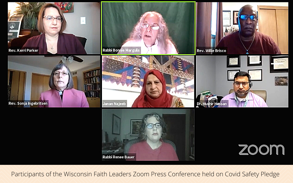 Read more about the article WISCONSIN FAITH LEADERS HOLD PRESS CONFERENCE ON COVID SAFETY PLEDGE